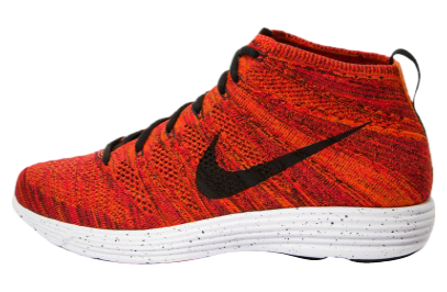 Nike Lunar Flyknit Chukka - Bright Crimson / Total Orange  display picture 1