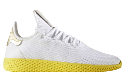 Pharrell x adidas Tennis Hu White Yellow