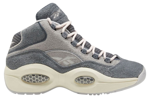 Reebok Question Mid Grey Suede