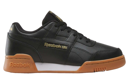 Reebok Workout Plus-Big GS Black / Gum 6 | KicksOnFire
