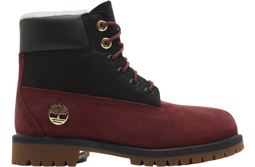 Timberland 6 Inch Premium Shearling Junior Syrah Black