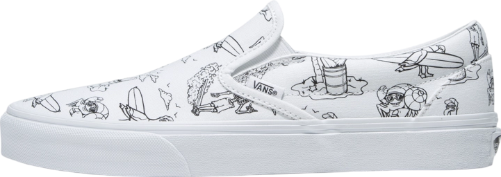 Vans Classic Slip-On Low Tide / True White - Dec 2024  display picture 2