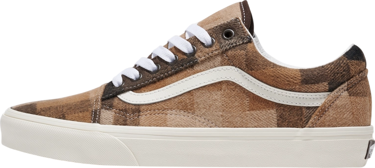 Vans Old Skool Sweater Check Brown - Oct 2024 - VN000CR5DFM  display picture 1